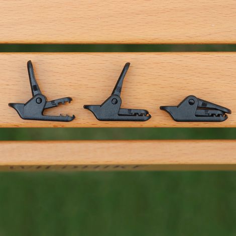 50 clips en plastique pour tentes, bâches, auvents, accessoires pour activités de camping et de cabanes.