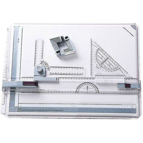 Tables à dessin  A3 avec système de mesure d'angle de mouvement parallèle (1/4)