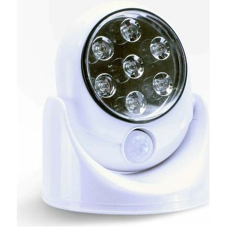Lámparas inalámbricas LED de 7 pulgadas con sensor de movimiento – Giratorias 360 grados, efecto de luz de cielo estrellado. (1/5)