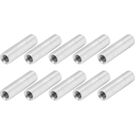 Lot de 10 colonnes rondes aluminium M4x0.7mm 22mm, entretoises filetées pour drone FPV, bricolage modèle réduit, vis sans tête, spacers légers (1/5)