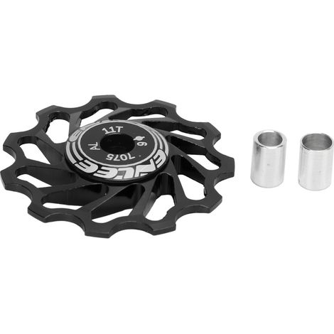 Galet de Roue Arrière en Métal Céramique 11T pour Dérailleur Vélo de Montagne Accessoire Noir (1/5)