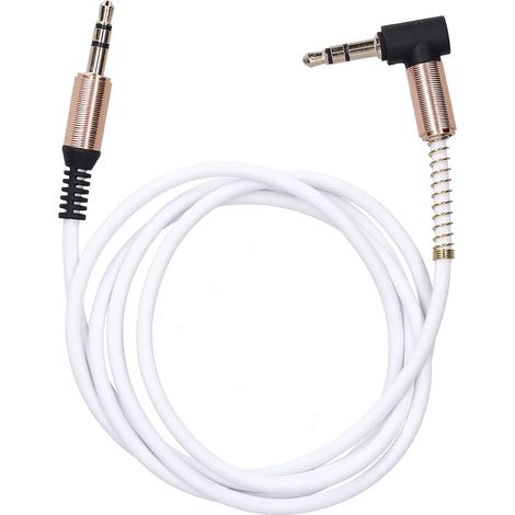 Cavo Audio Aux Jack 3.5mm Stereo Angolo 90Gradi Maschio Maschio Prolunga LD20149 (1/5)