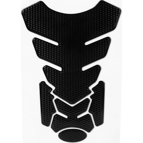 3D-Motorrad-Benzintankaufkleber-Schutzpolster, passend für Yamaha, Schwarz (1/5)
