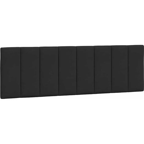 Coussin de tête de lit Hanko noir 160 cm velours