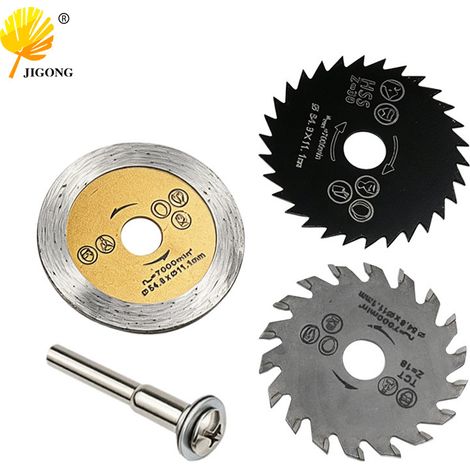 Lames de scie, lames de scie à métaux en acier rapide, lames de découpe de tôles pour le travail du bois, lames de découpe pour bois et plastique, lames de scie circulaire pour meuleuse électrique, ac