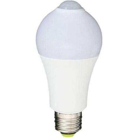 Ampoule LED E27 7W A60 avec Détecteur de Mouvement - Blanc Froid  - SILUMEN