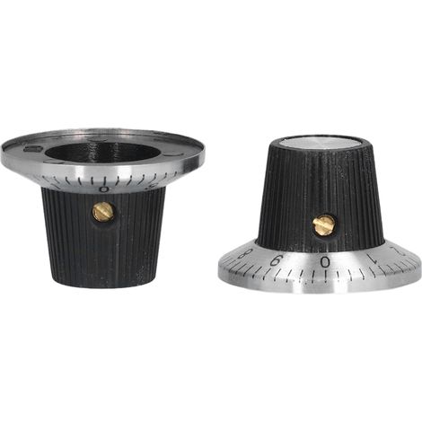 Bouton de potentiomètre en plastique, lot de 50, avec axe de 6mm, capuchons de remplacement BEMC1 (1/5)