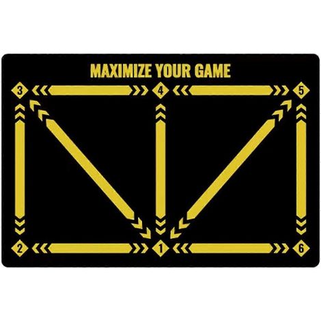 Tapis d'entraînement de football antidérapant pour le contrôle du ballon, tapis de fitness d'intérieur avec isolation phonique C (1/5)