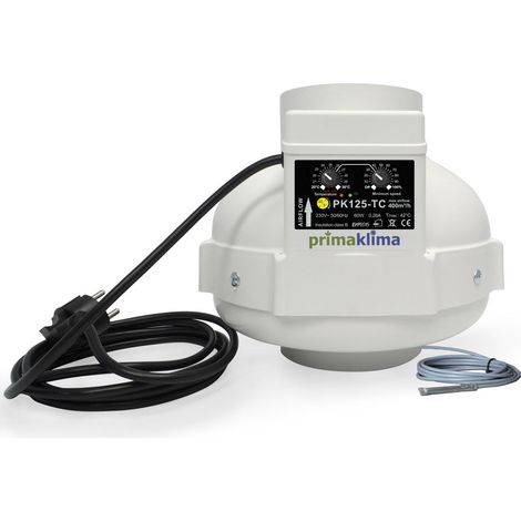 Extracteur Thermo-contrôlé  400m3/h - Ø 125mm - Prima Klima