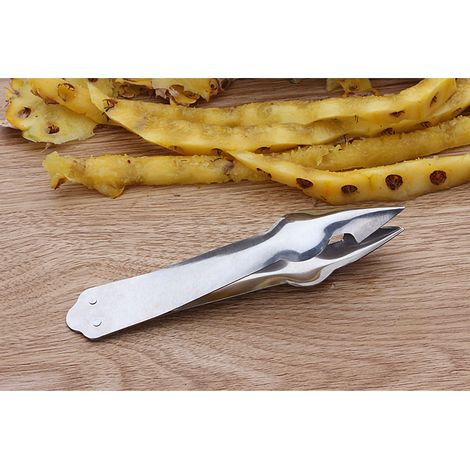 Scharfer Gemüseschäler aus Edelstahl für Obst und Gemüse, ein unverzichtbares Küchenaccessoire für präzises Schälen. (1/5)