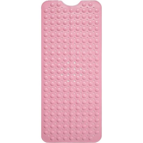 Tapis de bain antidérapant de qualité supérieure, 200 ventouses, sans BPA, sans latex, résistant à la moisissure, lavable en machine, sûr, durable et confortable pour salle de bain (100 x 40 cm, style (1/5)