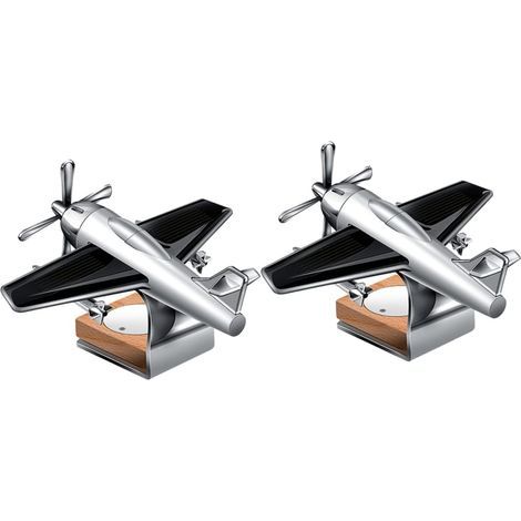2 Pièces Ornement De Parfum d'avion Diffuseur De Voiture Diffuseur D'Huiles Essentielles Diffuseurs De Voiture pour Huiles Essentielles Désodorisant Solaire Diffuseur D'Arôme De (1/5)