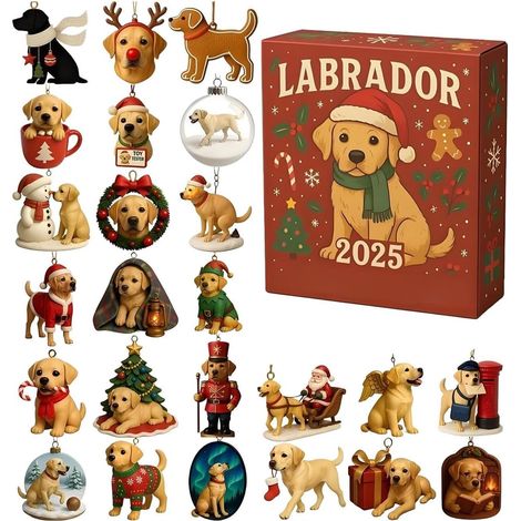 de l Avent 2025 pour les amoureux des chiens Décoration 2D