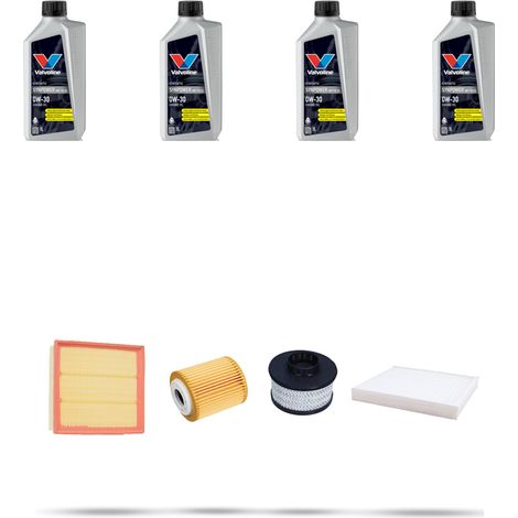 Kit tagliando 4 FILTRI e 4L OLIO compatibile con Opel Crossland X (P17) 1.5 TD 88kw dal 2018 (1/5)