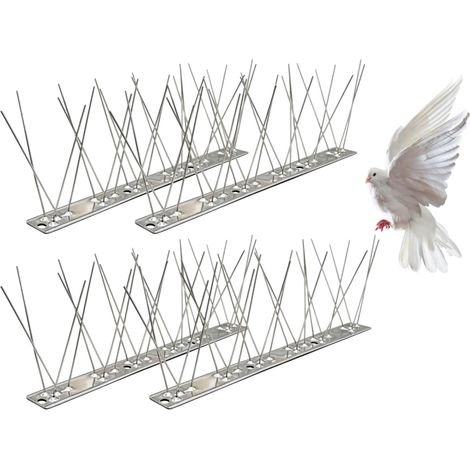 Pics Anti-Pigeon en Acier Inoxydable,Piquets Anti-Oiseaux de 1m (1/5)