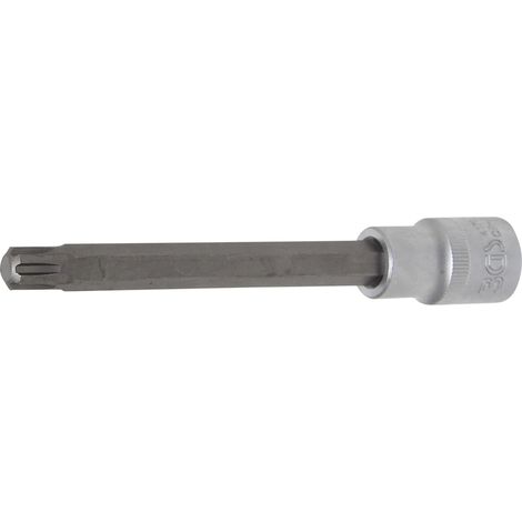 Punta de vaso longitud 140 mm entrada 12,5 mm (1/2") perfil en cuña (para RIBE) M10,3 (1/2)