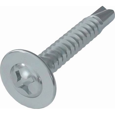500PZ VITE IN ACCIAIO ZINCATO AUTOPERFORANTE PER FERRO mm. 4,8x25