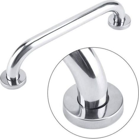 Poignée Douche - Barre Appui Sécurité - Acier Inoxydable - Pour Salle De Bain Enfant Personne Agée Handicapé - 20 cm - Lot De 2 (1/4)