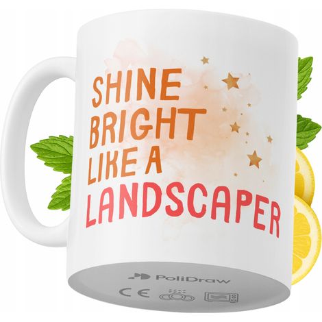 Lustige Tasse für Landschaftsgärtner – Kaffee- oder Teetasse mit witzigem Textdesign – ideal für Geburtstage, Namenstage, Feiertage und besondere Anlässe. Hochwertige Tasse für Zuhause, Büro und Arbei