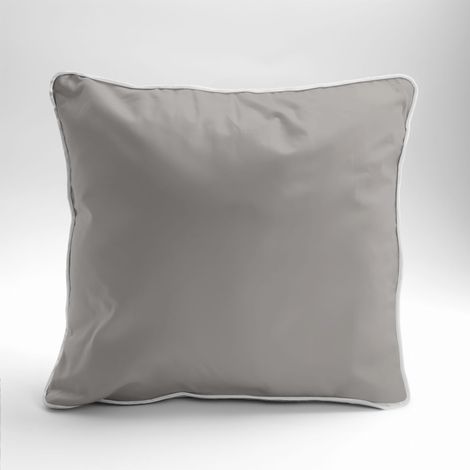 Taie d'oreiller Macatin pur coton 40x40 Beige (1/4)