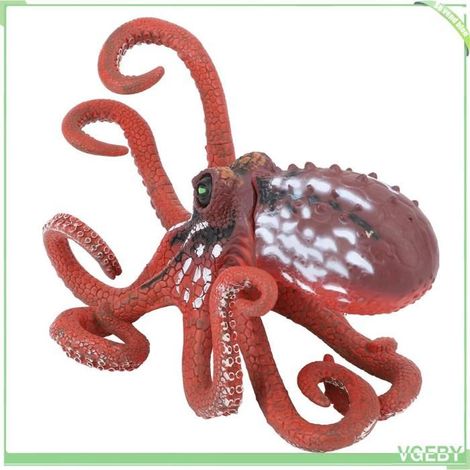Modèle de pieuvre - FAFEICY - Figurine en PVC - Taille extra large - Décoration aquarium - Détails réalistes (1/4)