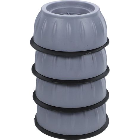 Pieds Anti-Vibrations Antidérapants en Caoutchouc pour Machine à Laver et Réduire Le Bruit Lot de 4 Pièces et Faciles à Utiliser pour Stabiliser (1/5)