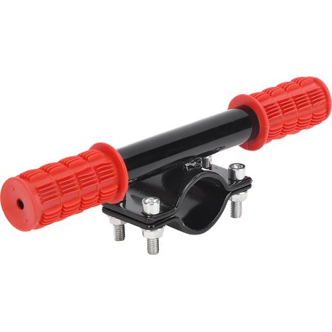 Poignée de sécurité enfant TPU et fer pour trottinette électrique Xiaomi Mijia, guidon antidérapant rouge, accessoire vélo enfant (1/5)