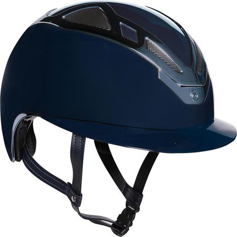 Casco equitazione Suomy apex chrome blu navy glossy: 55 cm, Blu