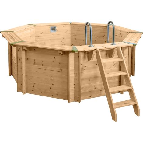 Holzpool 210 x 210 x 0,78 m Startset
