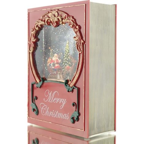 Lumineo Buchcover Weihnachtslandschaft mit LED-Beleuchtung und Musik (1/4)