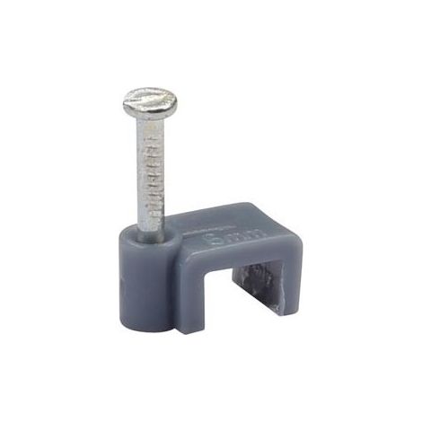 Plattklemmen, Grau, 6 mm (100 Stück/Box)