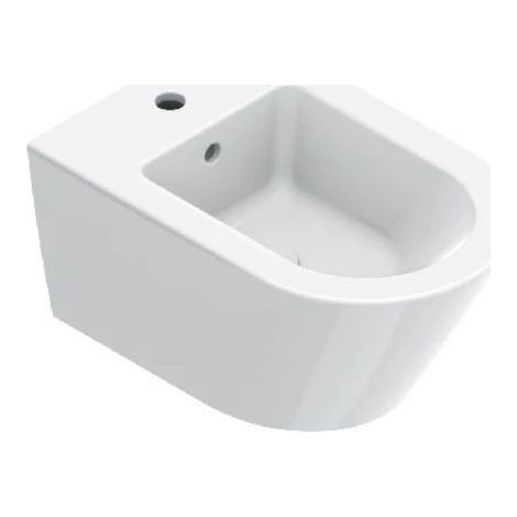 Bidet sospeso 55x35 cm in ceramica bianco lucido - Ceramica Catalano Zero