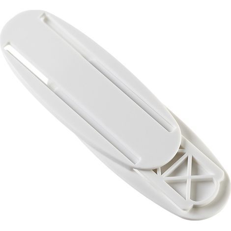 Wall-mounted power strip bracket, self-adhesive, for attaching power strips to outlet supports - Pack of 10 (1/5)