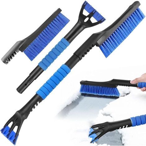 Grattoir Pare Brise Voiture, 2 en 1 Grattoir à Neige, Balai Neige Voiture, Balais à Neige pour Auto, Brosse Neige Voiture, Balai à Neige pour Camion Automobile SUV Pare-Brise (1/5)
