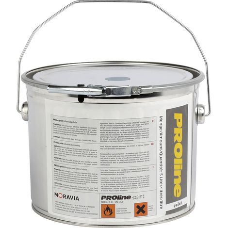 Moravia Peinture de marquage pour hall PROline-paint 5 l gris argenté RAL 7001 (1/5)