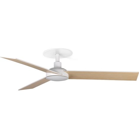 RUDDER RECESSED 3 S Ventilador blanco/fresno (1/2)