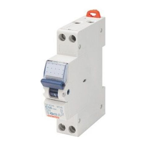 Gewiss Interruttore magnetotermico compatto mtc 45 1P+N curva C 10A 1 modulo - GW90026