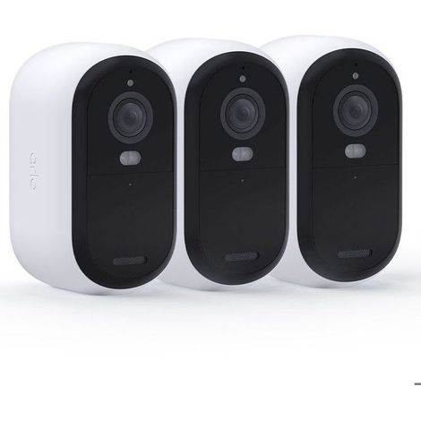 Arlo – Pack de 3 caméras de sécurité extérieure 2K – Vision nocturne couleur – Champ de vision 130° – Sirène intégrée 80 dB (1/10)