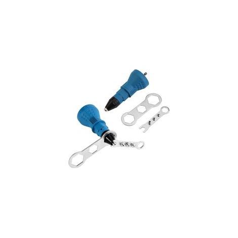 Riveteuse électrique, pistolet à riveter, adaptateur de riveteuse en acier inoxydable, outil de rivetage électrique (1/5)