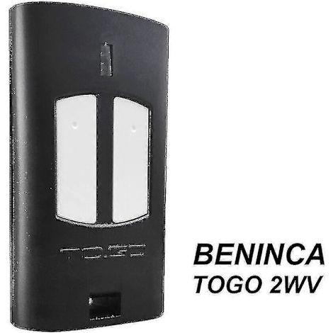 Télécommande de porte de garage Beninca To Go 433,92 MHz à code tournant, télécommande de portail Beninca To.go Wv, Beninca Togo 2wv 4wv Hy (1/4)
