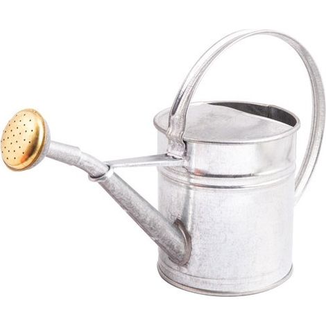 Arrosoir rond en acier galvanisé GUILLOUARD Nogent 80300 1 L pomme jet fin