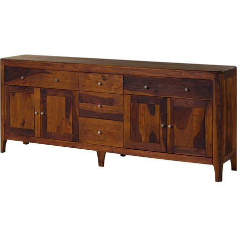 Sideboard Sheesham 200x40x80 walnuss geölt BROOKLYN 29Massivmoebel24 GmbH (1/3)