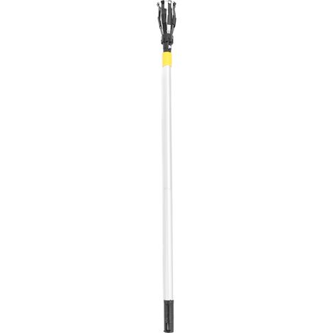 Perche de connexion 12 FT changeur d'ampoule plafond haut outil retrait avec 2 paniers préhension et ventouse (1/5)