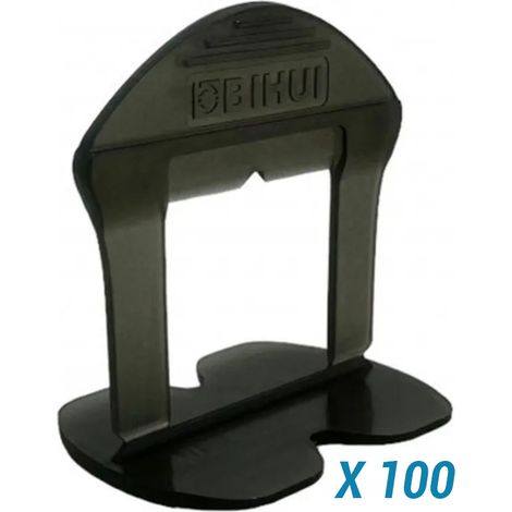 100 Croisillons autonivelants à cale en "I" 3mm (carrelage de 3 à 18mm) B-RIGID BIHUI (1/5)