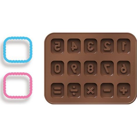 Stampo Silic.Cioccolatini Numeri Delicia Tescoma 630966