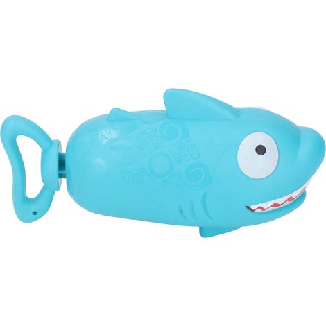 Interaktives Wasserspielzeug für Kinder: niedliche Tierfiguren zum Ziehen und Werfen – ideal für Jungen und Mädchen. Hai-Design. (1/5)