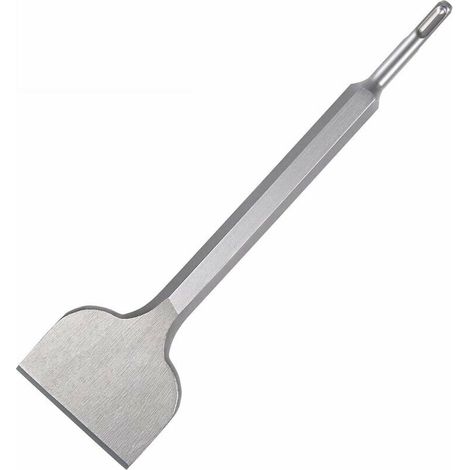Burin plat Φ17x100mm, pour enlever béton et maçonnerie, sds carré, idéal pour marteau de démolition et travaux lourds