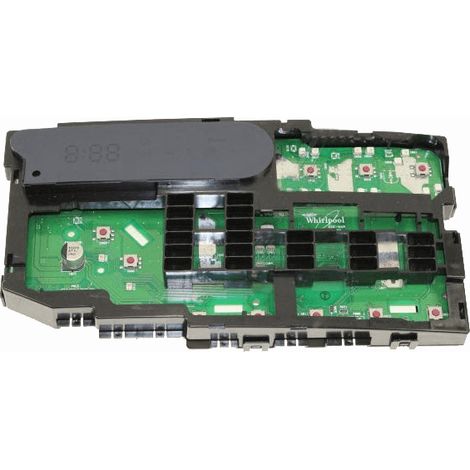PLATINE VIERGE NON PROGRAMME POUR LAVE LINGE WHIRLPOOL - C00325526 (1/2)