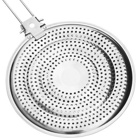 Plaque de mijotage de garde de flamme de réducteur de diffuseur de chaleur, acier inoxydable épaississant pour les cuisinières électriques et à gaz