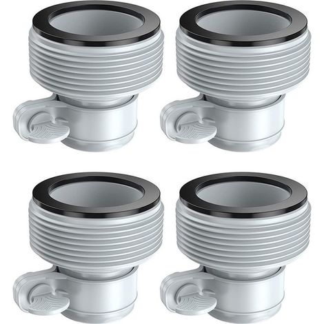 Accessoire pour piscine : Remplacez l'interface de pompe de filtration INTEX de 1,25 pouce par un adaptateur d'interface flexible de type 1,5B. (1/4)